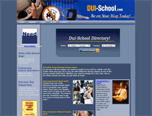 Tablet Screenshot of dui-school.com